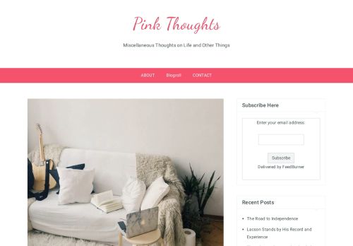 Pink Thoughts – Miscellaneous Thoughts on Life and Other Things