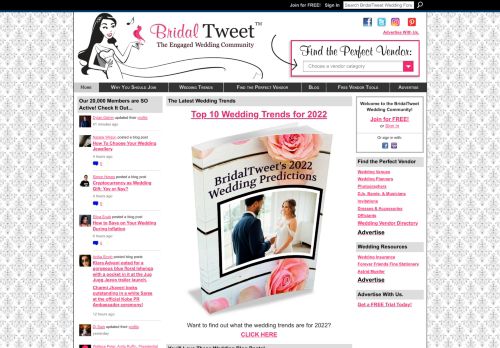 BridalTweet Wedding Forum & Vendor Directory
