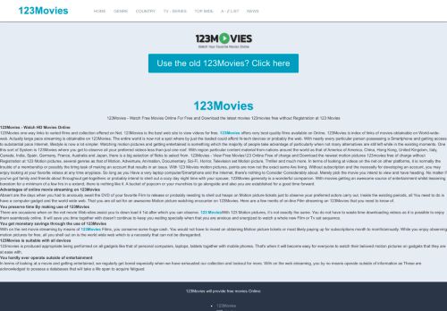 123Movies - Watch HD Movies Online