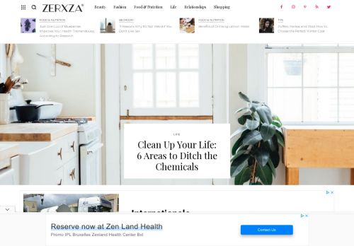 ZERXZA - Wellness Magazine for Health, Beauty & Relationships