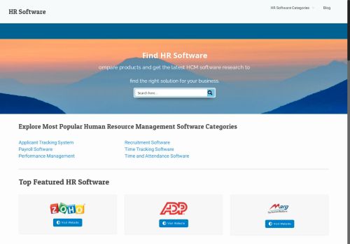 Top Human Resource Management Software Systems | HR Software