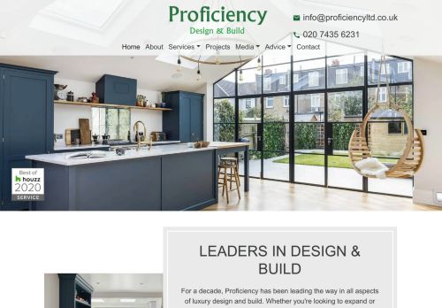 Successful Design & Build Building Company London | Proficiency