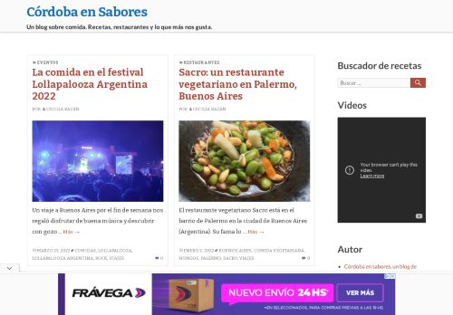 Córdoba en Sabores « Un blog sobre comida. Recetas, restaurantes y lo que más nos gusta.