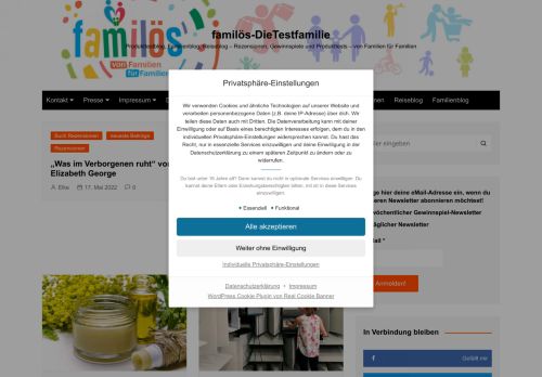 familös-DieTestfamilie – Produkttestblog, Familienblog, Reiseblog – Rezensionen, Gewinnspiele und Produkttests – von Familien für Familien