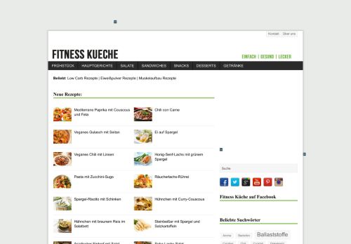Fitness Küche | Die besten Fitness Rezepte und Ernährungstipps. Hier finden sich Rezepte mit viel Protein, zum Abnehmen und Muskelaufbau