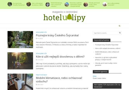 Hotel U lípy - Magazín pro cestovatele