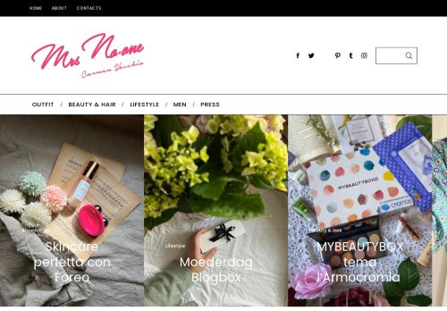 Mrs. Noone di Carmen Vecchio | Fashion Blogger & Travel addict