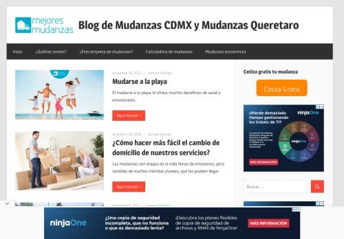 Blog de Mudanzas CDMX y Mudanzas Queretaro - Encuentra y reserva tu mudanza ideal