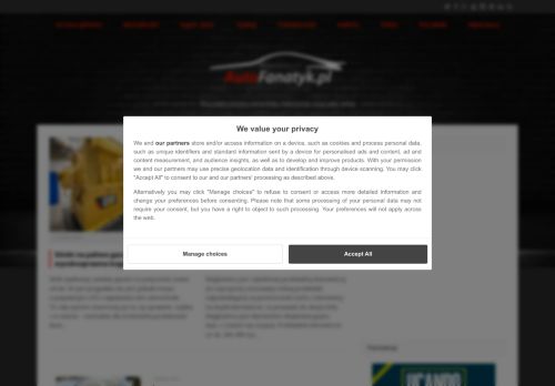 AutoFanatyk.pl | Blog motoryzacyjny, samochody, motoryzacja, super auta, tuning
