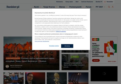 Bankier.pl – Portal Finansowy – Rynki, Twoje finanse, Biznes