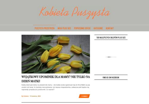 Kobieta Puszysta - Pierwszy w Polsce portal o tematyce Plus SizeKobieta Puszysta