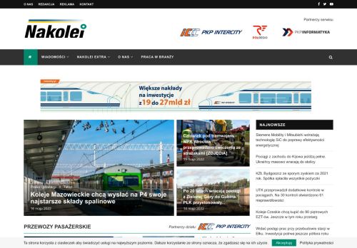 Portal Kolejowy NaKolei.pl - Wiadomo?ci: Transport, Rynek kolejowy, Poci?gi