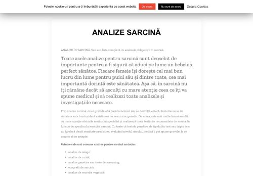ANALIZE SARCIN? « Analize Sarcin? .ro
