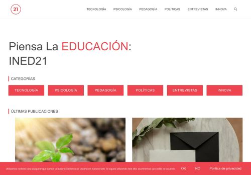? INED21 | Web Altamente especializada en Educación ????