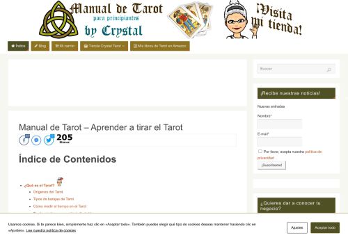 Manual de Tarot - Aprender a tirar el Tarot - Cartas Tarot