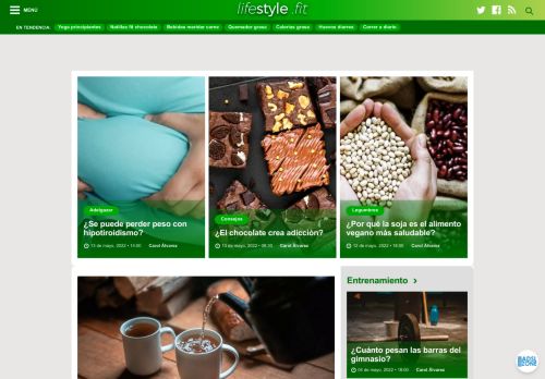 LifeStyle.fit la web sobre vida sana y deporte con noticias, consejos y guías para una vida saludable