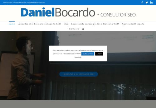 Blog de Posicionamiento web SEO y Usabilidad web - Daniel Bocardo
