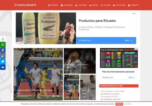 SevillaFC - Hastalamuerte.net - Portal y foros del Sevilla FC