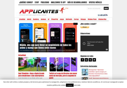  Applicantes – Información sobre apps y juegos para móviles