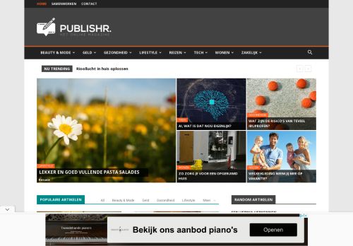 Publishr.nl schrijft over alle onderwerpen in onze samenleving - Publishr