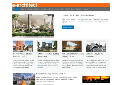 e-architect - Architecture News - Buildings
