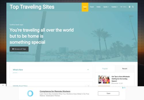 Home - Top Traveling Sites