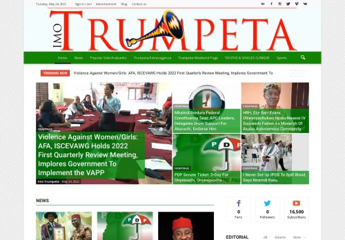 Imo Trumpeta newspaper | VOICE OF THE PEOPLE