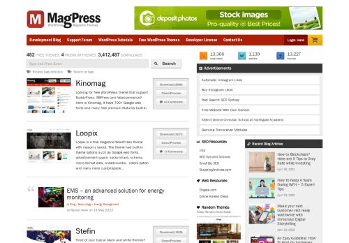 MagPress.com - Free WordPress Themes Download