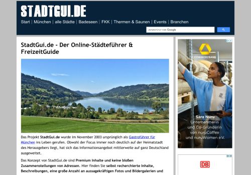 StadtGui.de - Der Online-Städteführer & FreizeitGuide
