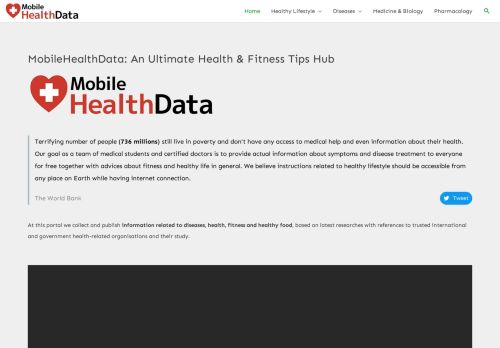MobileHealthData: An Ultimate Health & Fitness Tips Hub
