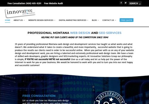 Montana Web Design And SEO Services - Innovative Solutions