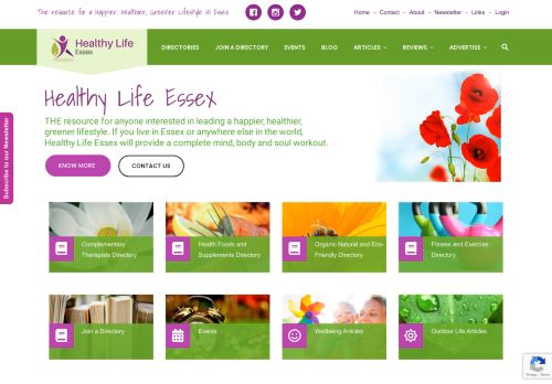 Healthy Life Essex: resource for a happier, healthier, greener life in Essex