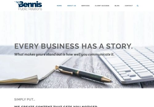 Bennis Inc. – Tell your story.

