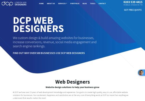 Web Designers | Web Design London | Website Designers | DCP
