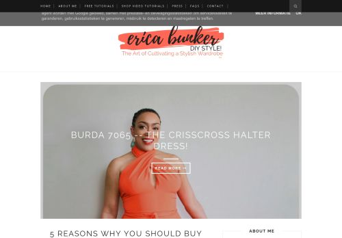 Erica Bunker | DIY Style! The Art of Cultivating a Stylish Wardrobe