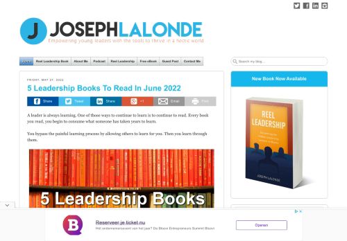 Joseph Lalonde | Empowering Young Leaders To Thrive In A Hectic World
