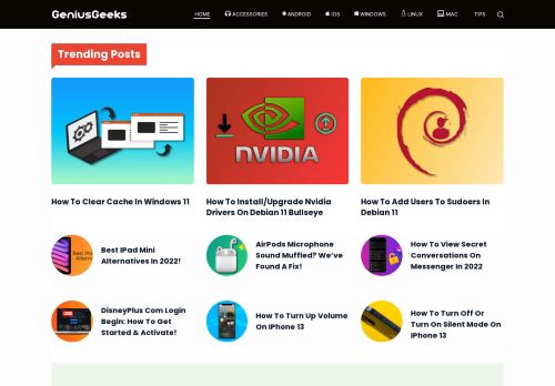 GeniusGeeks - Detailed Guides on Apple, Android & Microsoft
