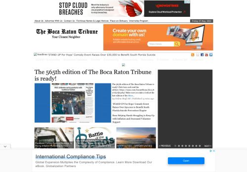 
 Boca Ratons Most Reliable News Source - Boca Raton Tribune | 
 Boca Ratons Most Reliable News Source 