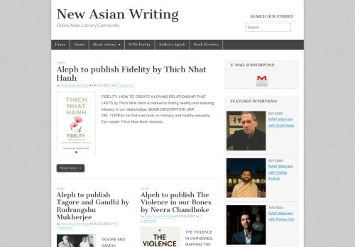 New Asian Writing
