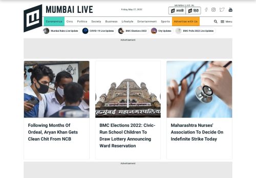 Mumbai Local News: Latest News in Mumbai, Headlines, Live Updates and Coverage on Mumbai Live
