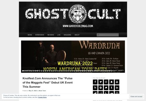  Ghost Cult Magazine - Music News, Interviews and Reviews that matter.Ghost Cult Magazine | Music News, Interviews and Reviews that matter. 
