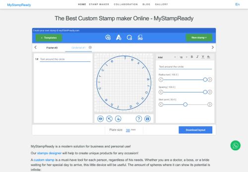 Find the Best Custom Stamp Maker Online MyStampReady
