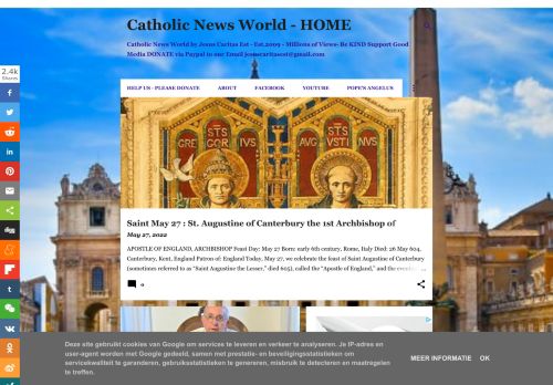 Catholic News World - HOME  
