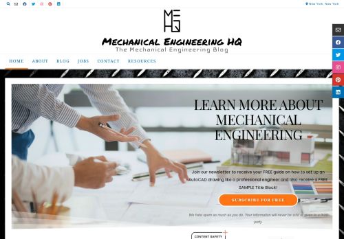Home - Mechanical Engineering HQ

