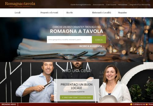 Ristoranti in Romagna selezionati da Romagna A Tavola