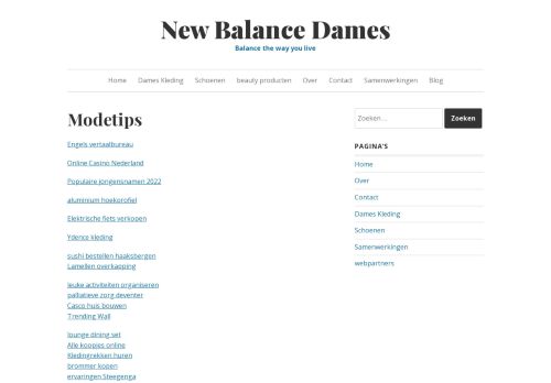 Modetips - New Balance Dames