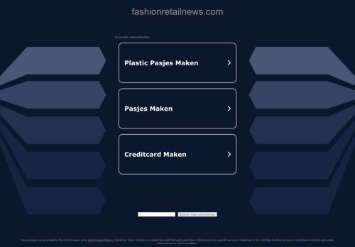 fashionretailnews.com - fashionretailnews Resources and Information.