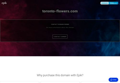 toronto-flowers.com - contact with domain owner | Epik.com