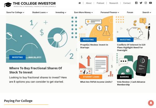 The College Investor - Student Loans, Investing, Building Wealth