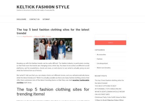 Keltick Fashion Style – Fashion is the armor to survive the reality of everyday life